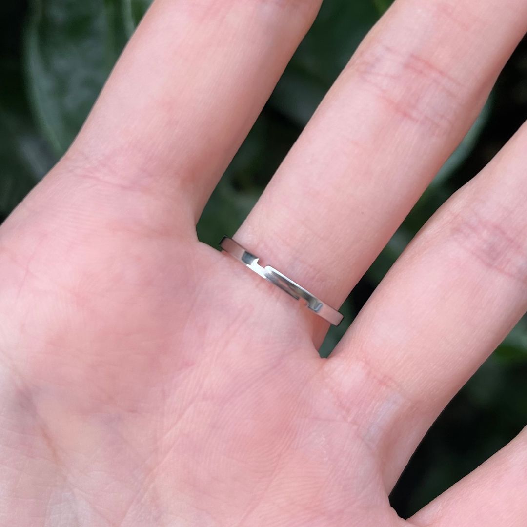 Anello fiore di Loto - regolabile ed in acciaio inossidabile - Zen Home