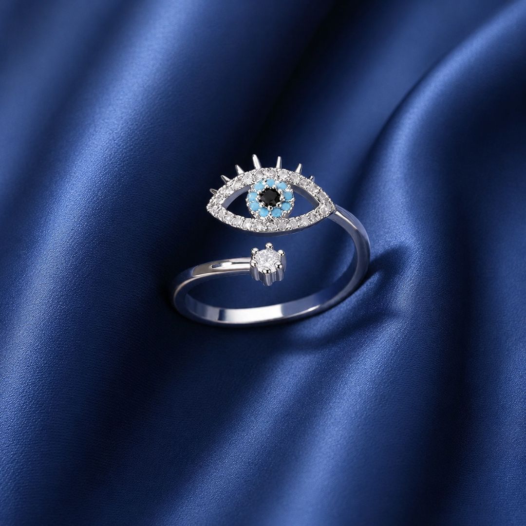 Anello Occhio Turco Regolabile – Acciaio Inossidabile - Zen Home