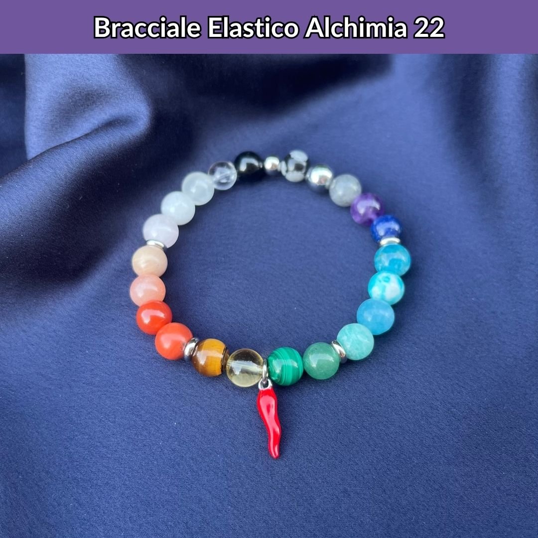 Bracciale elastico con pietra naturale Alchimia 22 - Zen Home