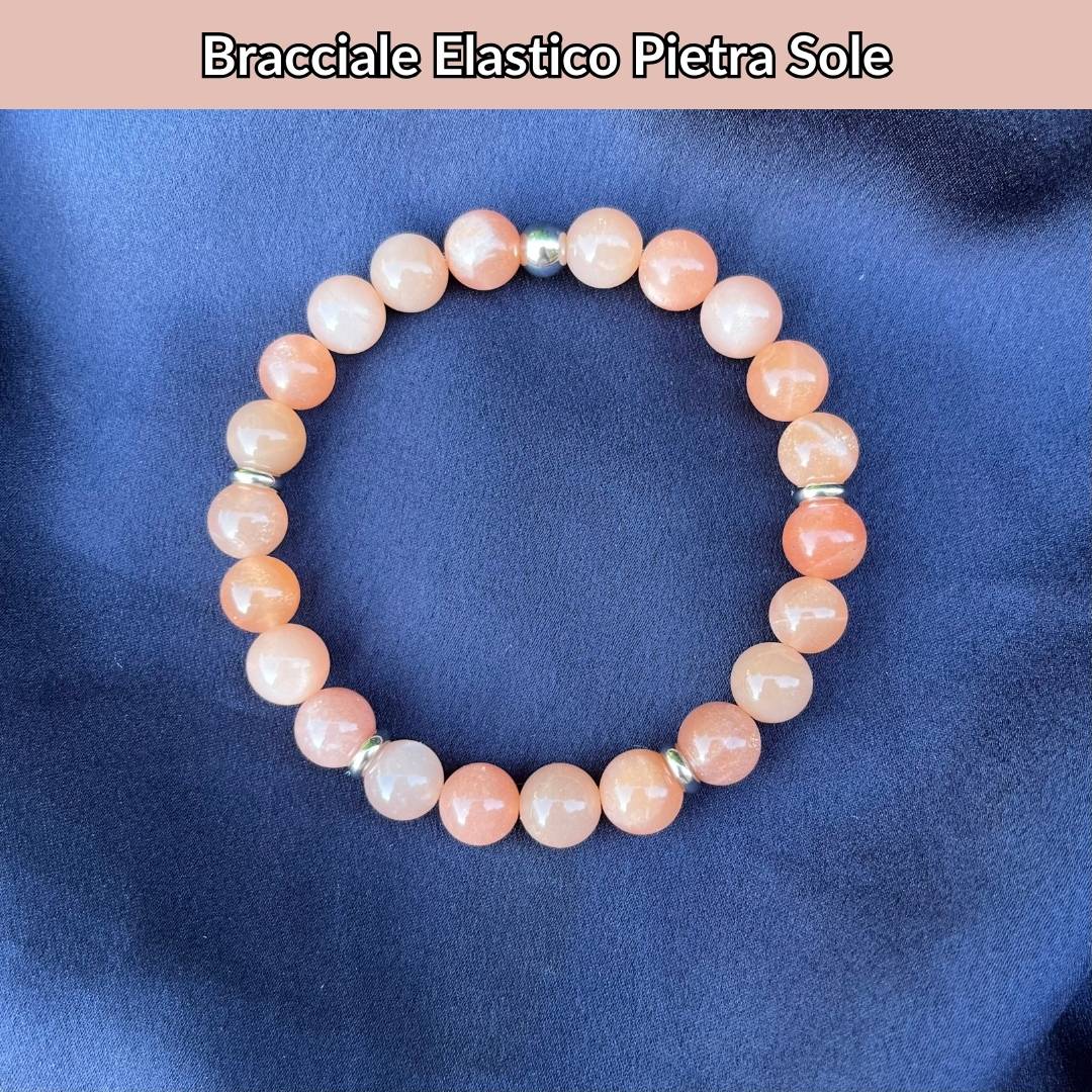 Bracciale elastico con pietra naturale Pietra Sole - Zen Home