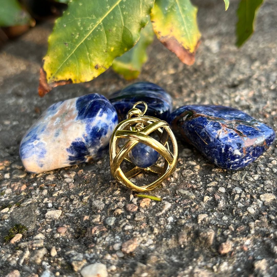 Ciondolo Genesa oro Con Pietra Naturale - Zen Home