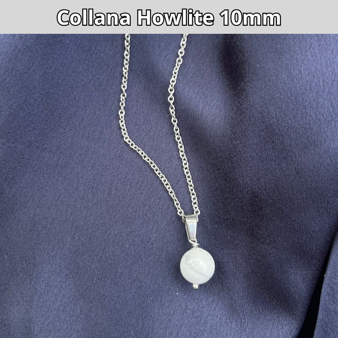 HOWLITE 10mm - Collana regolabile in acciaio - Zen Home