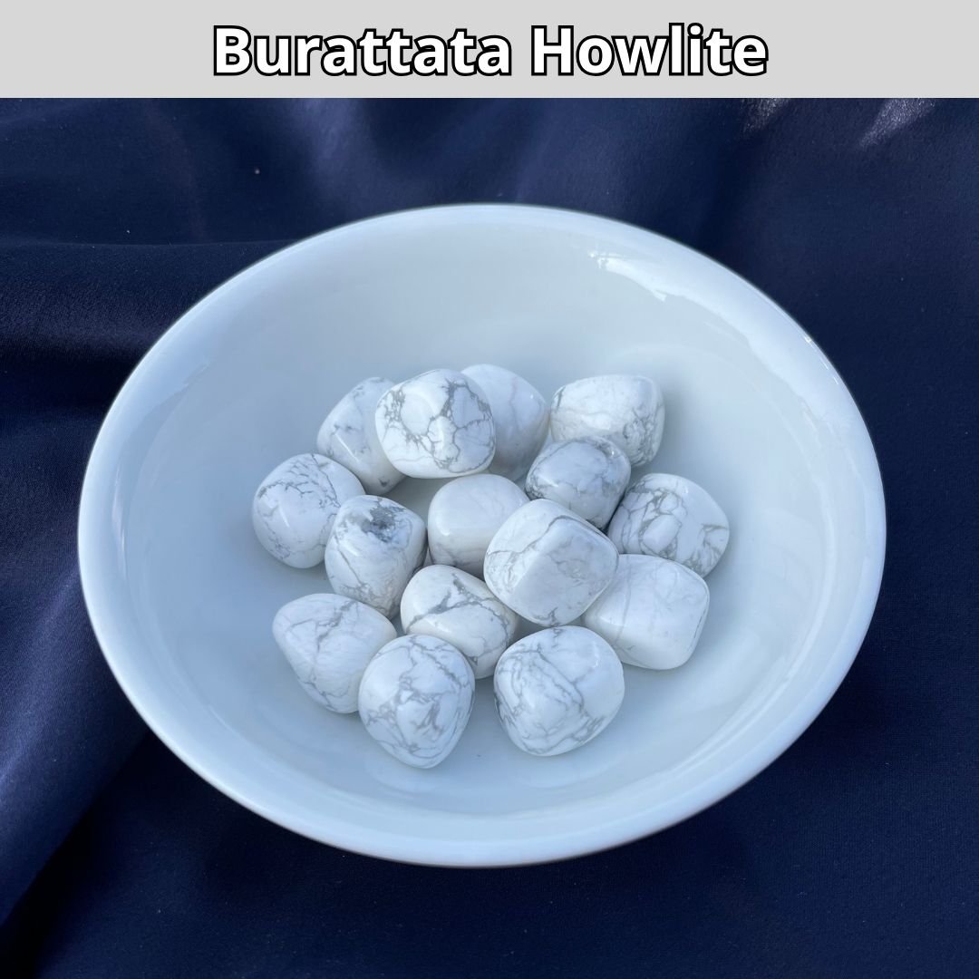 HOWLITE - Pietra naturale burattata - Zen Home