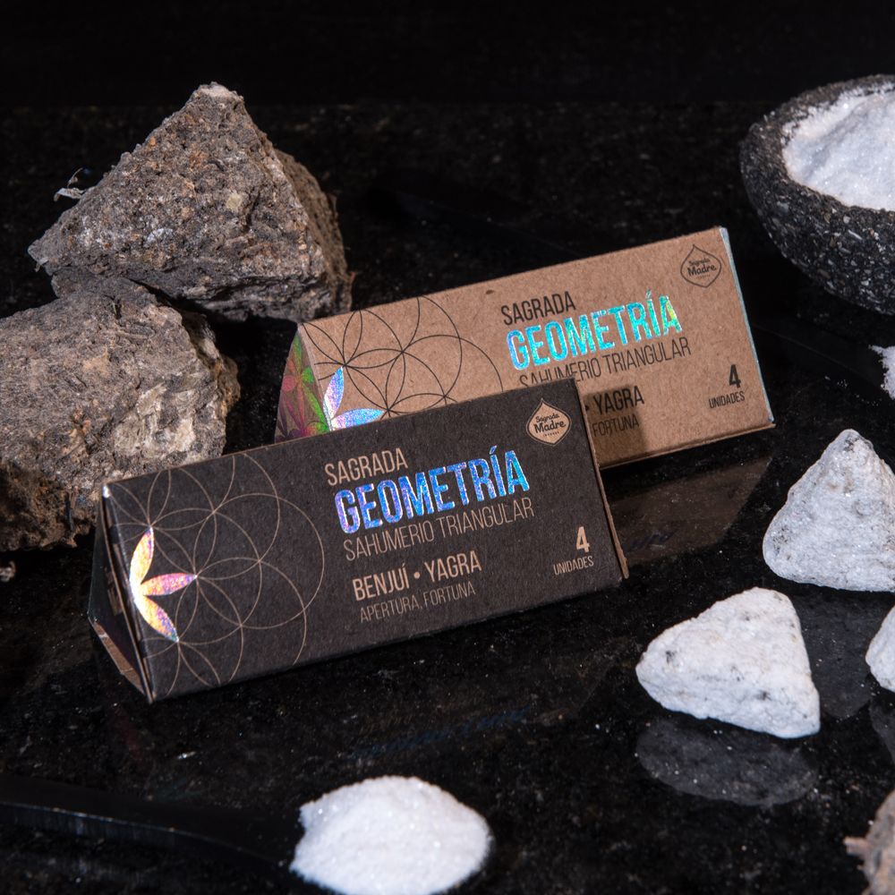 Incenso piramide triangolare Benzoino e Yagra - Sagrada Madre – 4pz - Zen Home