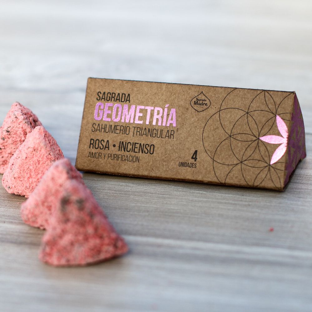 Incenso piramide triangolare Rose - Sagrada Madre – 4pz - Zen Home