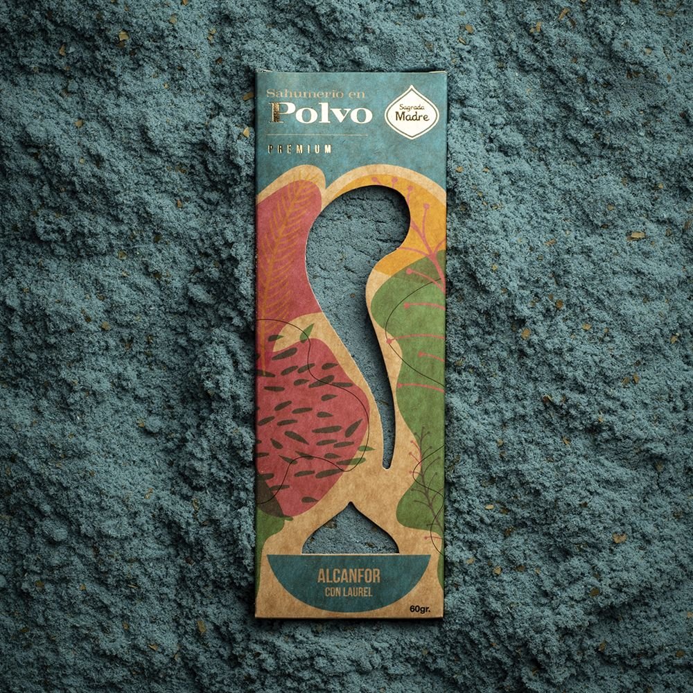 Polvere di incenso canfora e alloro - Sagrada Madre – 60 gr - Zen Home
