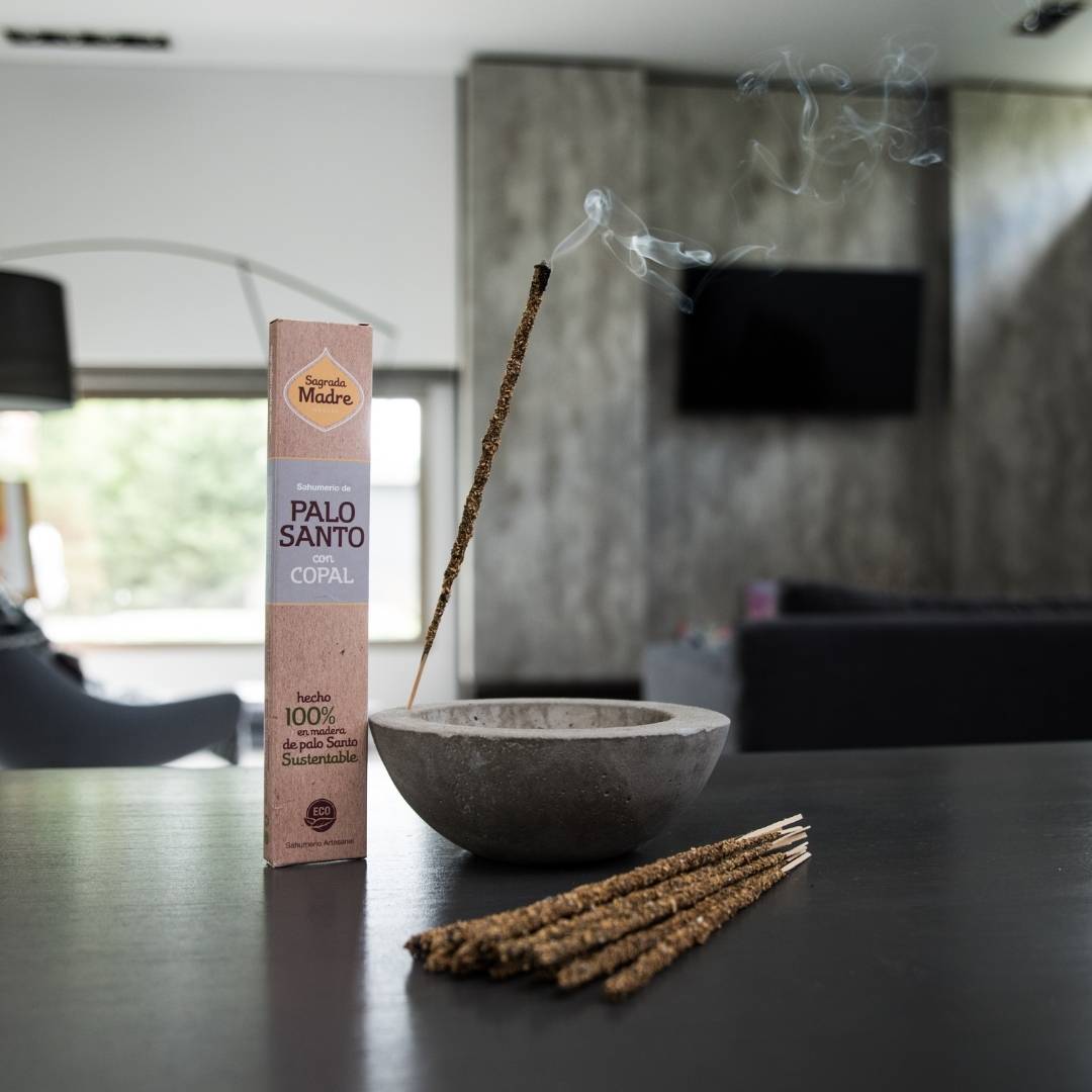 Sagrada Madre - Bastoncini di incenso Palo Santo e Copale, 8 pz - Zen Home