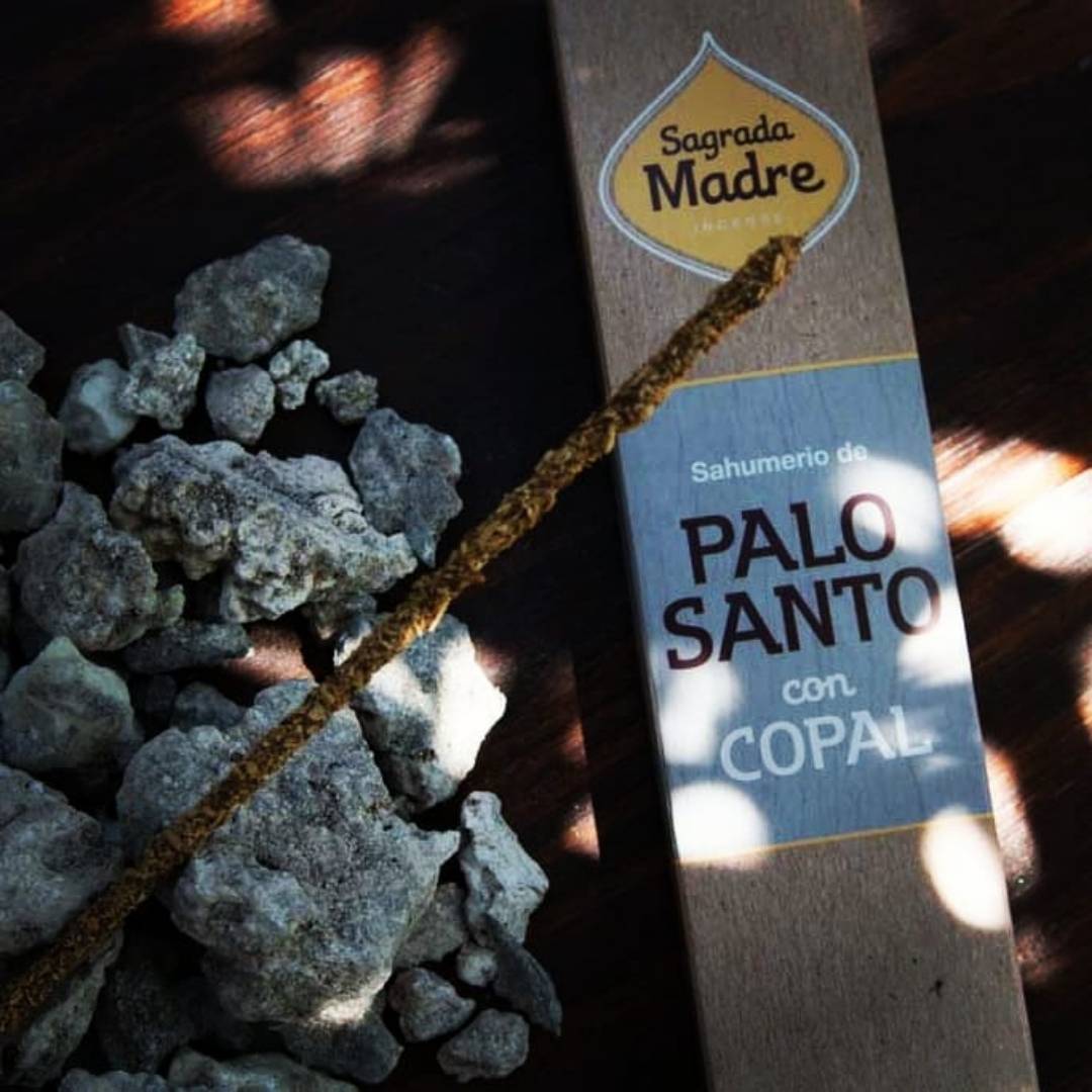 Sagrada Madre - Bastoncini di incenso Palo Santo e Copale, 8 pz - Zen Home