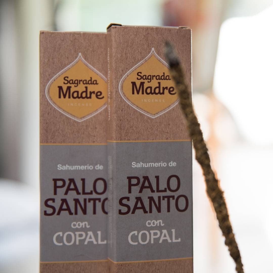 Sagrada Madre - Bastoncini di incenso Palo Santo e Copale, 8 pz - Zen Home