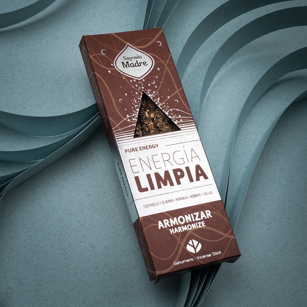 Sagrada Mandre Incenso in bastoncini Energia Pulita - Armonizza e pulisci - 4pz extra - Zen Home