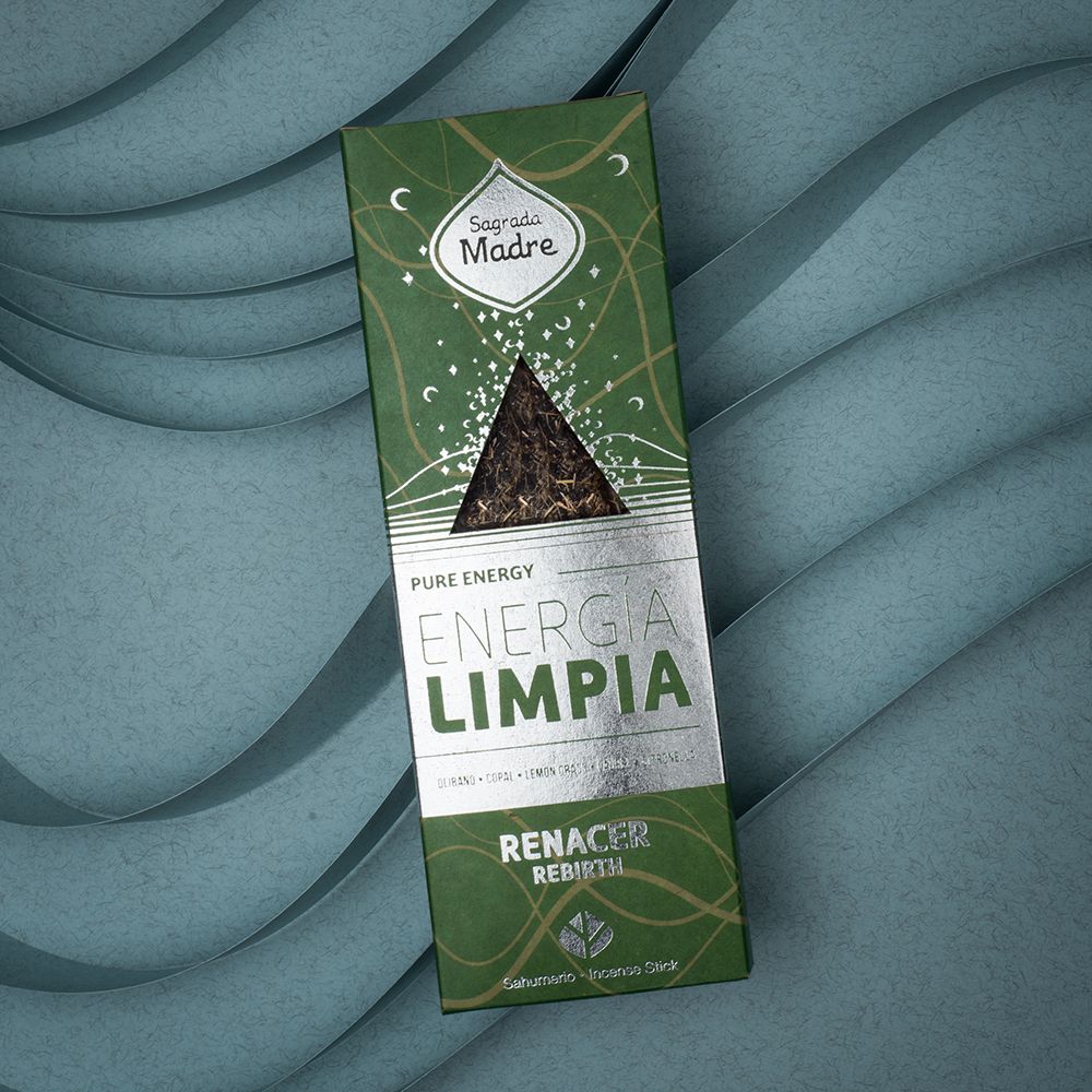 Sagrada Mandre Incenso in bastoncini Energia Pulita - Rinascita - 4pz extra - Zen Home