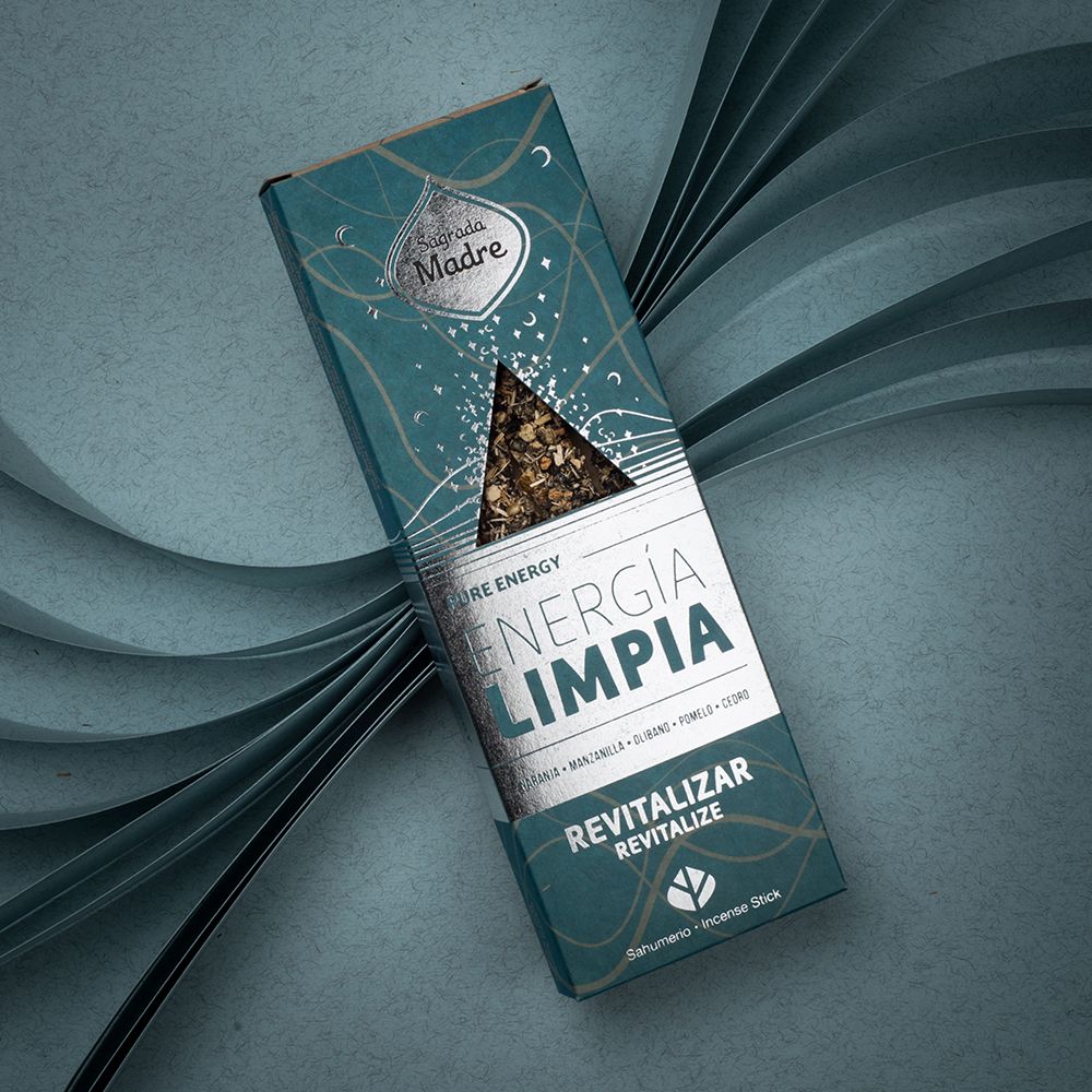 Sagrada Mandre Incenso in bastoncini Energia Pulita - Rivitalizza - 4pz extra - Zen Home