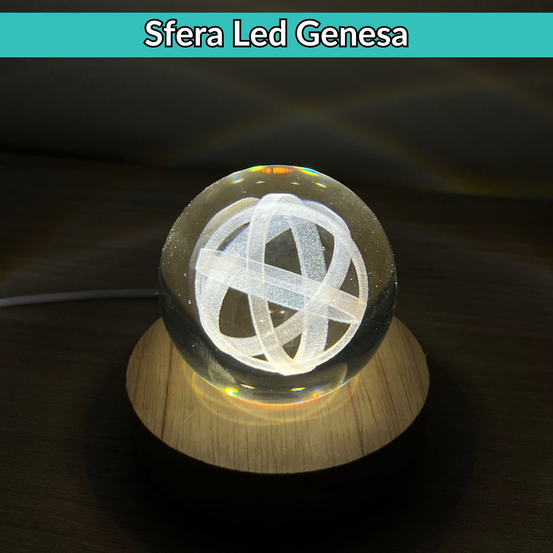 Sfere in vetro con base led inclusa - Zen Home