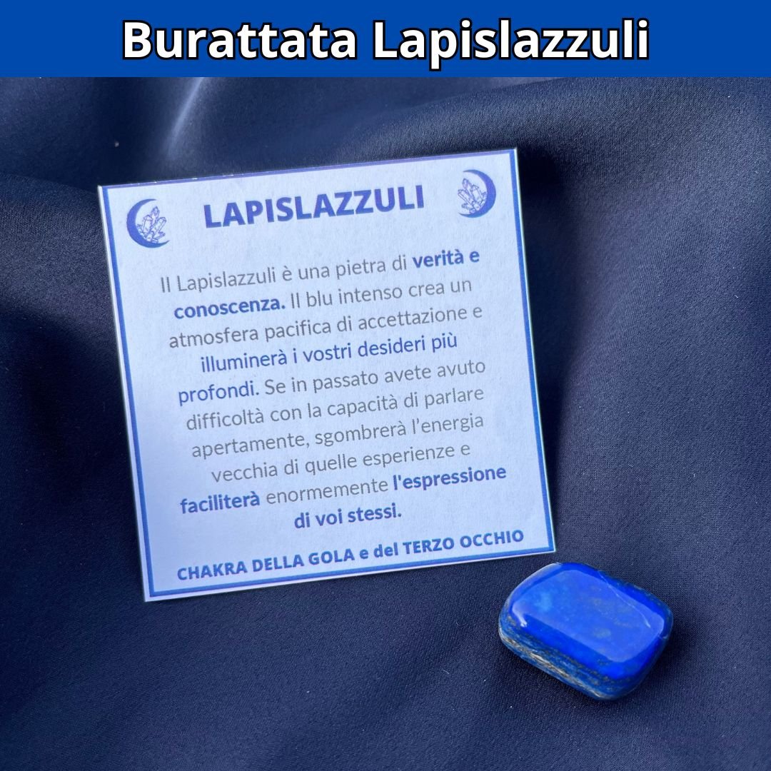 SODALITE - Pietra naturale burattata - Zen Home