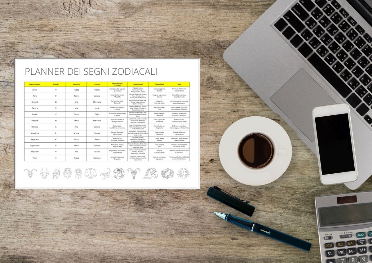 12 slide PDF guida ai segni zodiacali - Zen Home