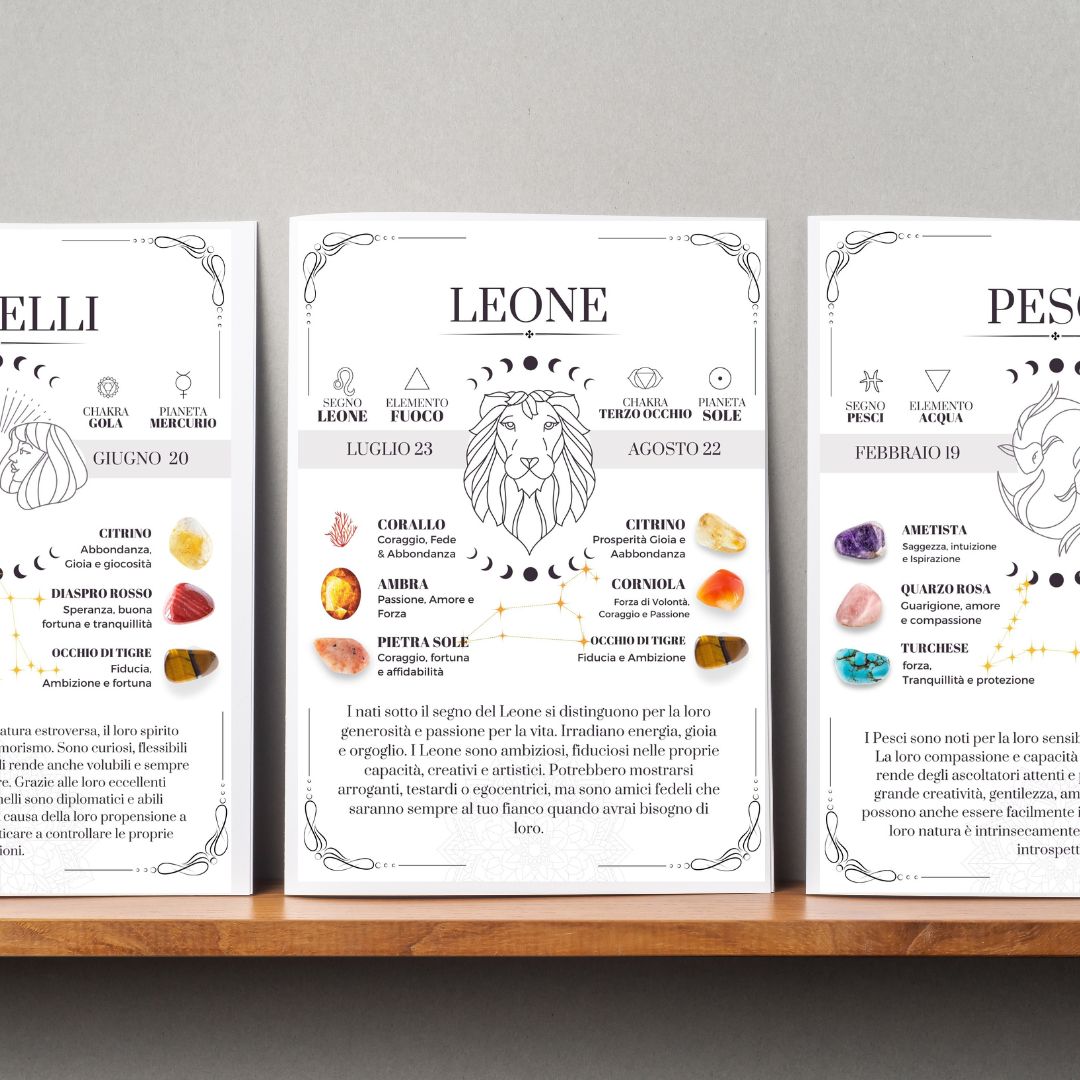 12 slide PDF guida ai segni zodiacali - Zen Home