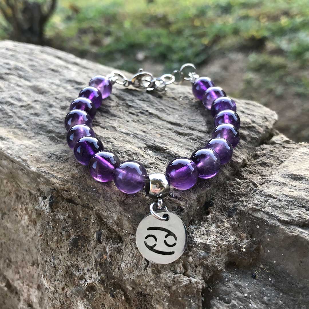 Bracciale Regolabile in acciaio inossidabile con pietra naturale - Zen Home