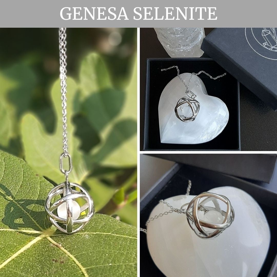Ciondolo Genesa con Selenite