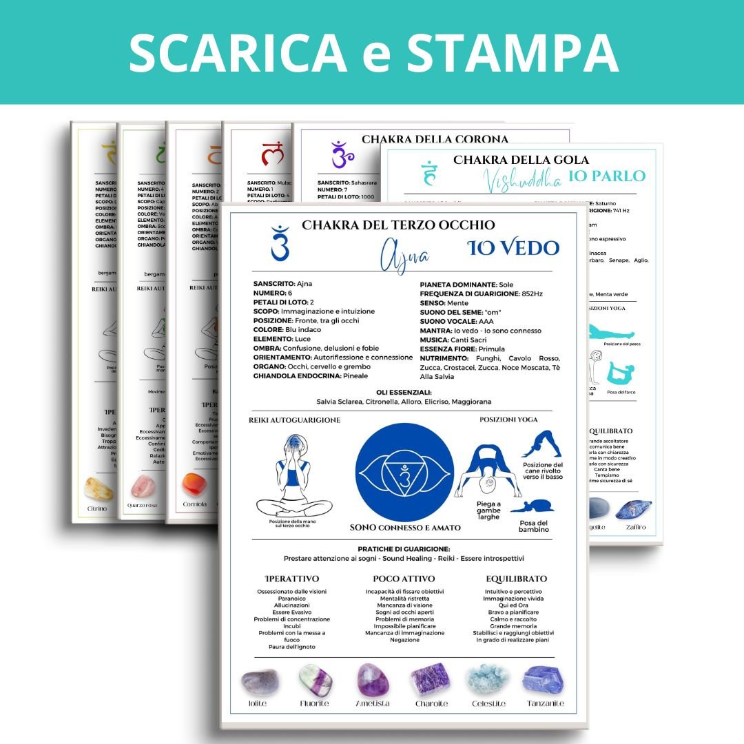 Ebook L'Equilibrio dei 7 Chakra + Slide dei 7 Chakra - Zen Home