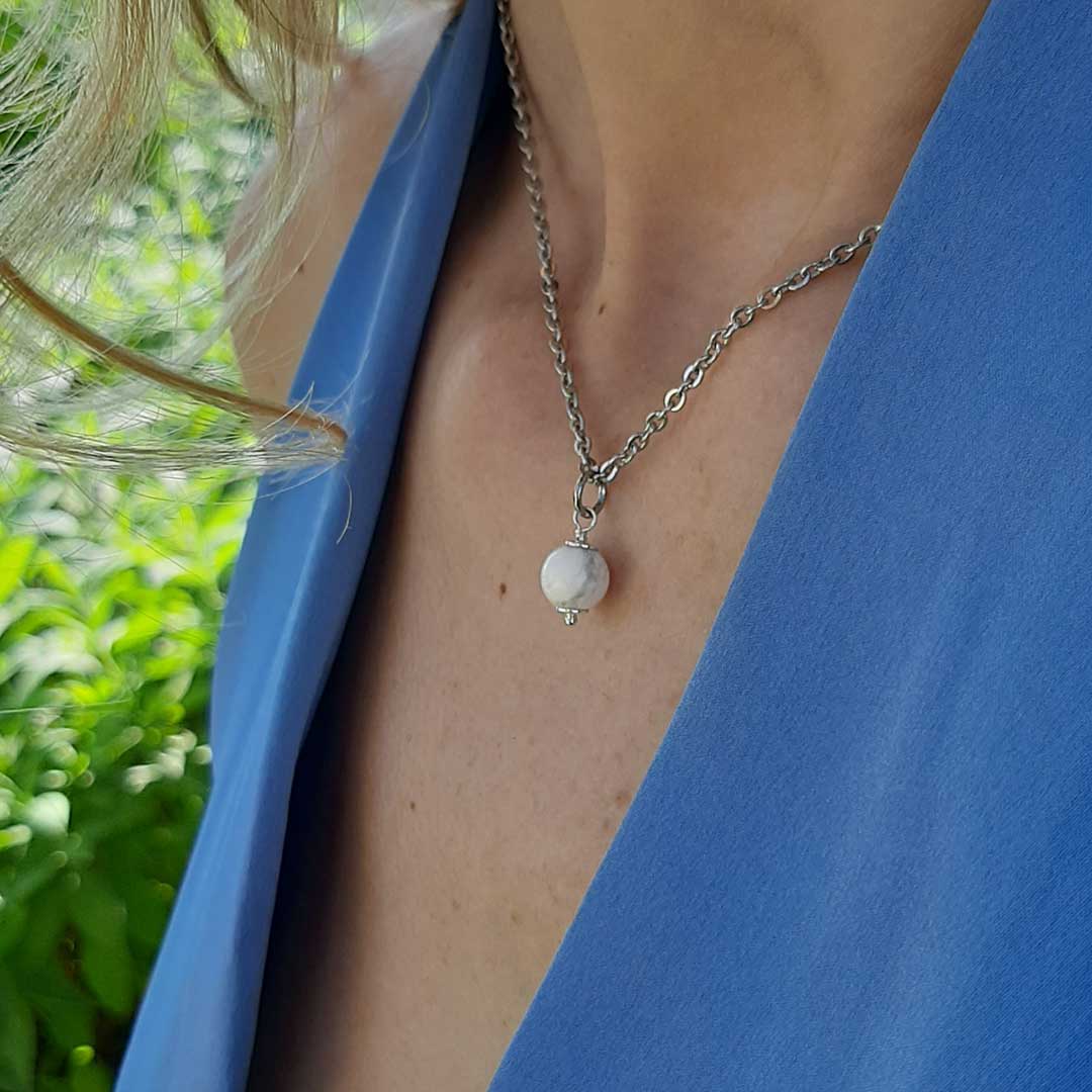 HOWLITE - Collana regolabile in acciaio inossidabile free nickel - Zen Home