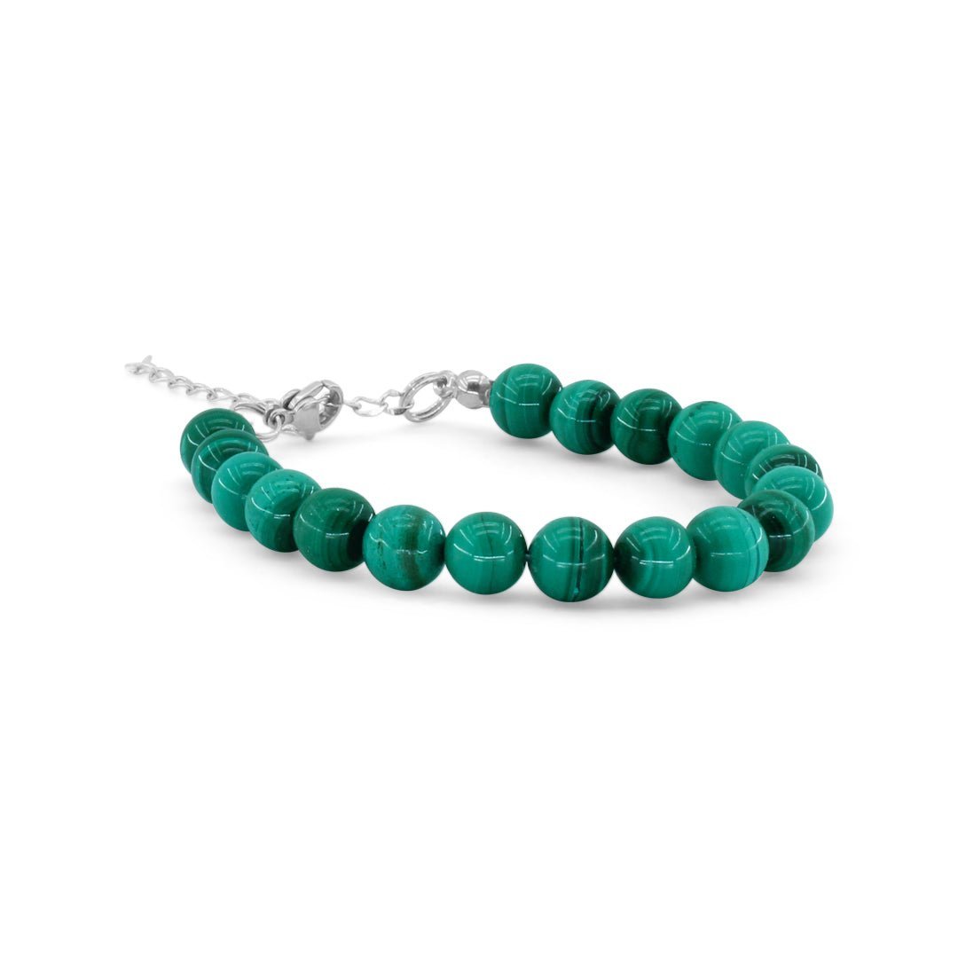 Bracciale Regolabile Malachite Verde