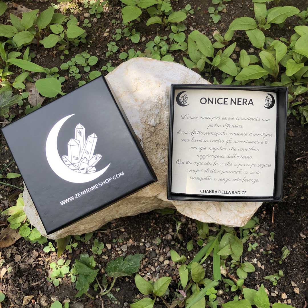 ONICE NERA - Anello Regolabile in acciaio inossidabile free nickel da 8 mm - Zen Home