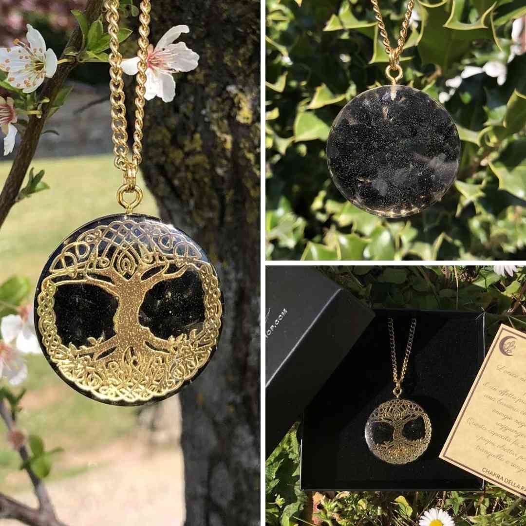 Orgonite con pietra naturale albero della vita - Zen Home