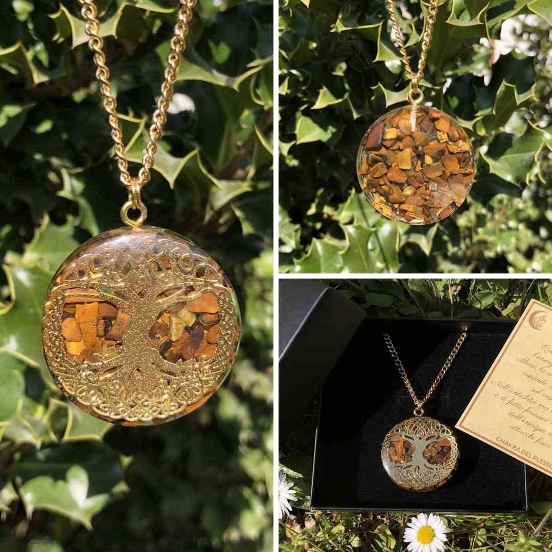 Orgonite con pietra naturale albero della vita - Zen Home