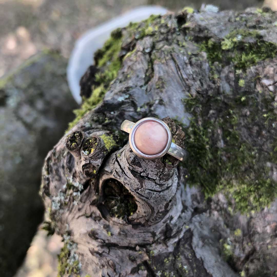 PIETRA DEL SOLE - Anello in acciaio inossidabile free nickel - Zen Home