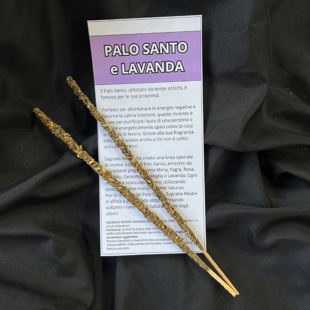 2 Stick di Incenso Naturale Santo e Lavanda - Zen Home
