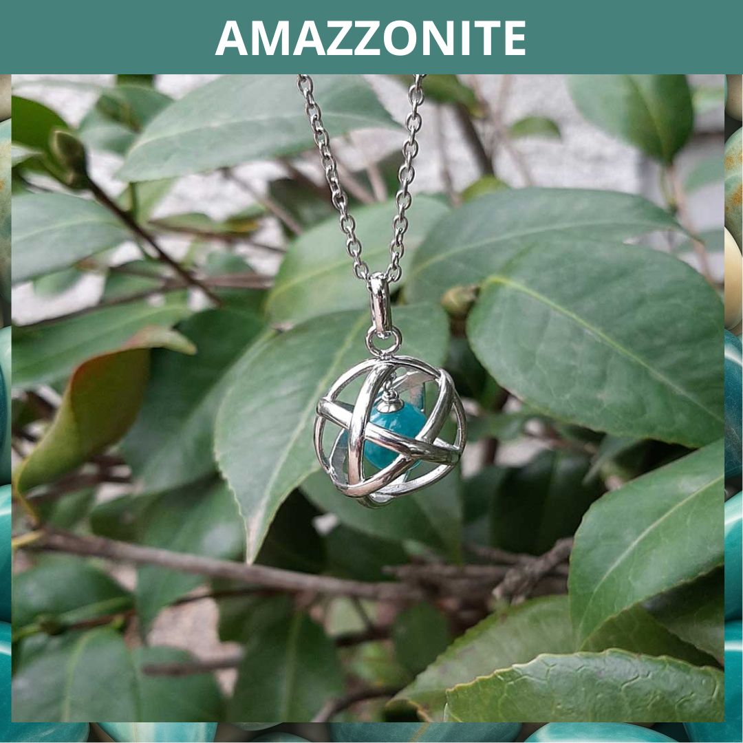 Collana con ciondolo Genesa Con Pietra Naturale