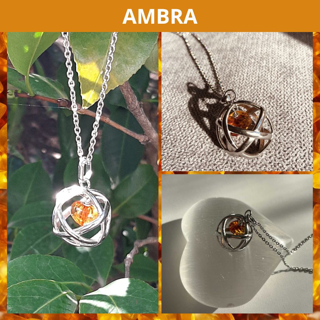Collana con ciondolo Genesa Con Pietra Naturale