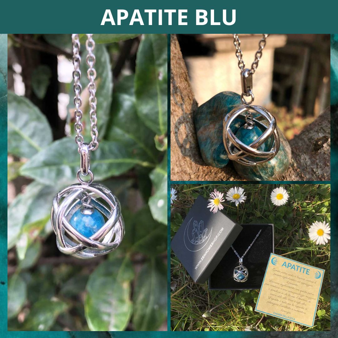 Collana con ciondolo Genesa Con Pietra Naturale