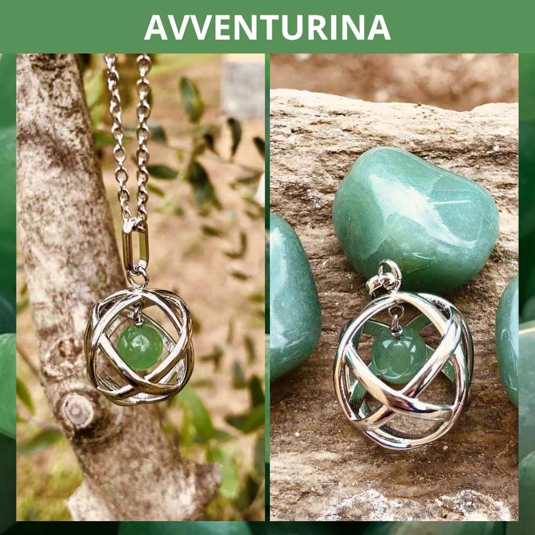 Collana con ciondolo Genesa Con Pietra Naturale