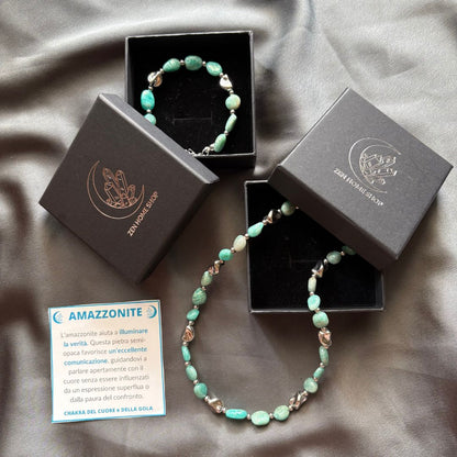 Offerta Luce Argento con pietra naturale