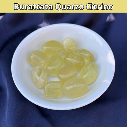 Burattata Quarzo Citrino - Pietra naturale