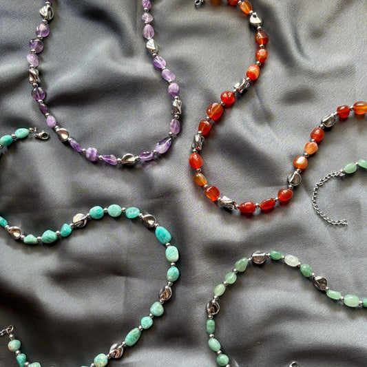 Offerta Luce Argento con pietra naturale