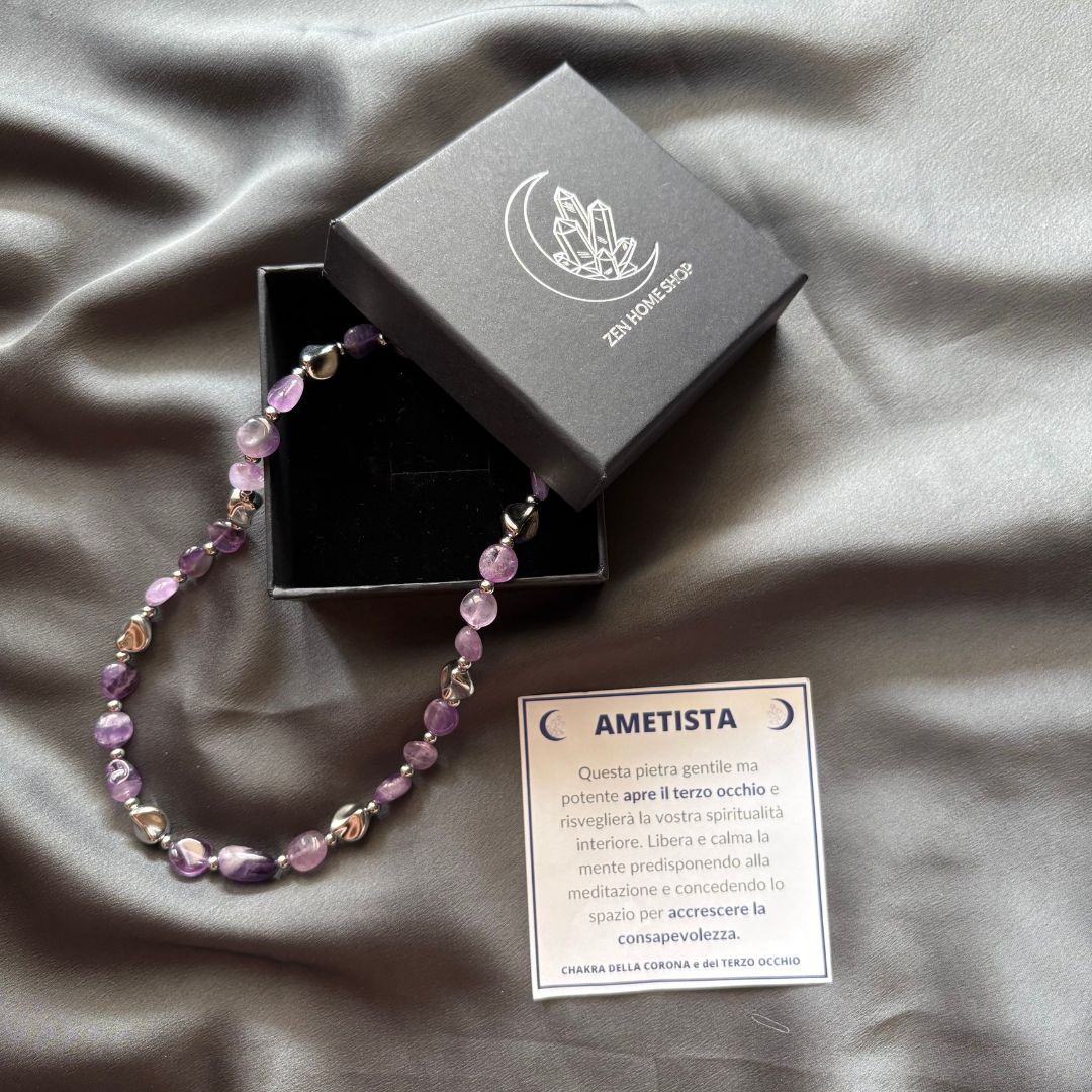 Offerta Luce Argento con pietra naturale