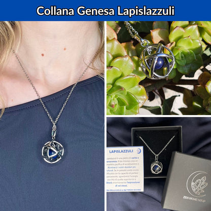 Set collane genesa con pietra naturale