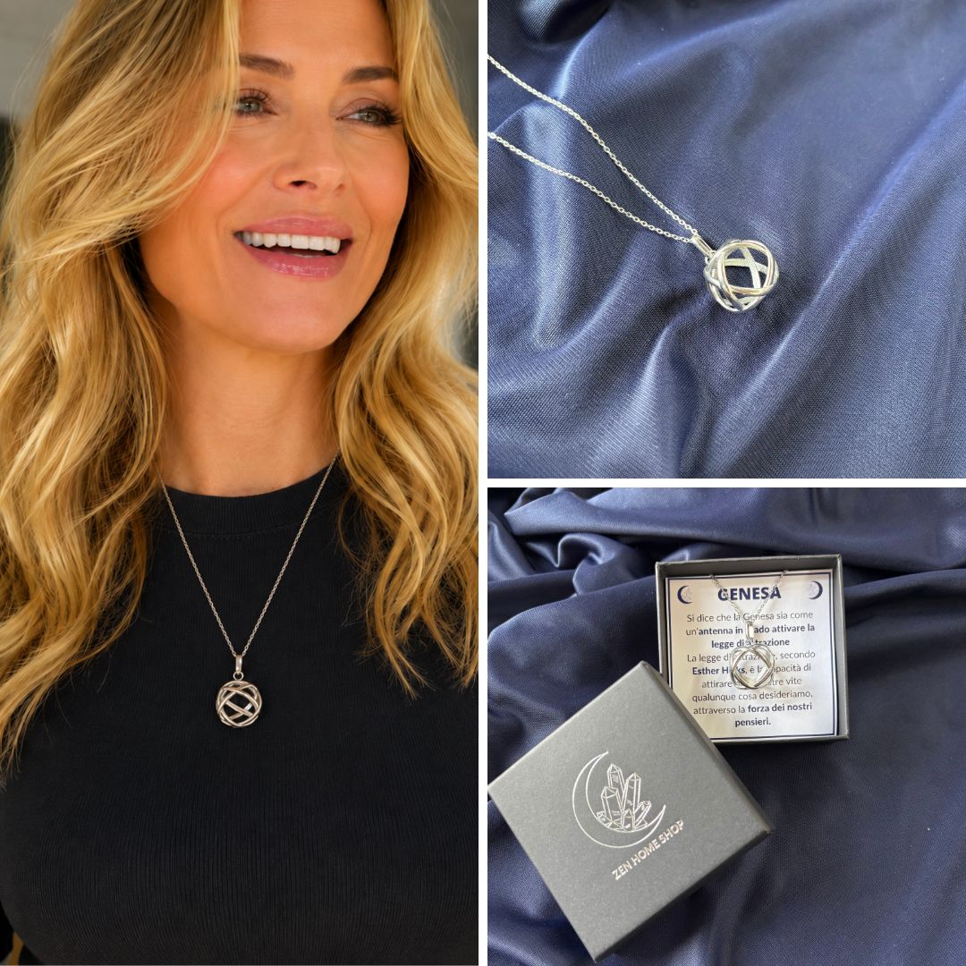 Collana ciondolo Genesa Con Pietra Naturale