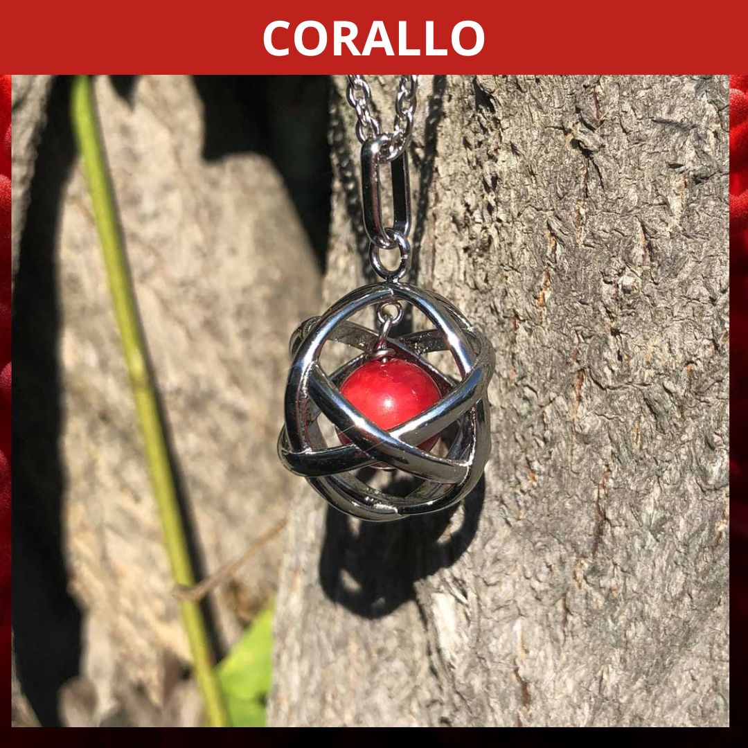 Collana con ciondolo Genesa Con Pietra Naturale