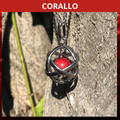 Collana con ciondolo Genesa Con Pietra Naturale