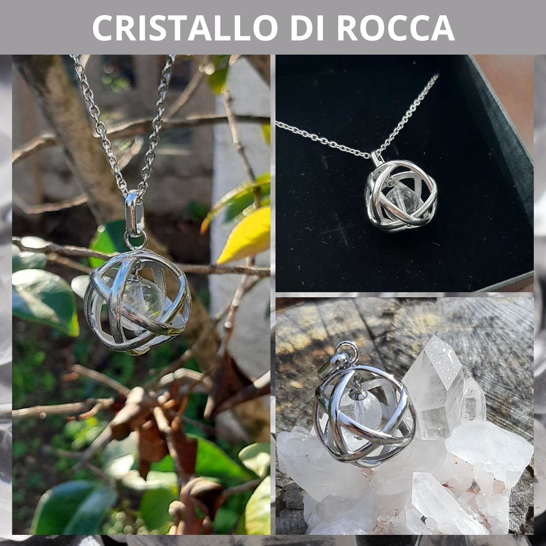 Collana con ciondolo Genesa Con Pietra Naturale