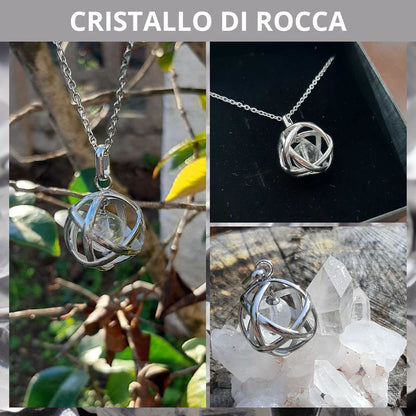 Collana con ciondolo Genesa Con Pietra Naturale