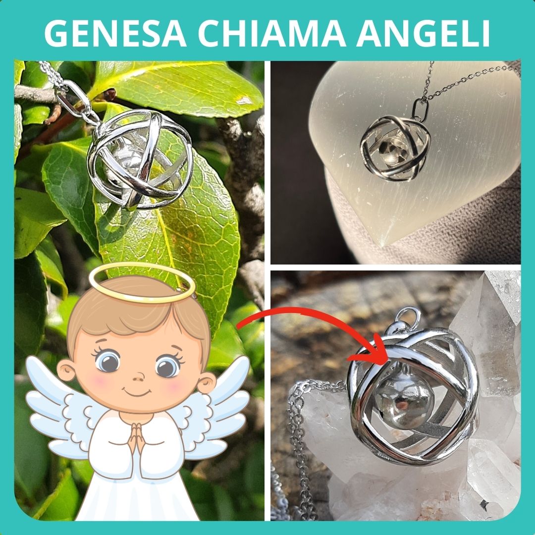 Collana con ciondolo Genesa Con Pietra Naturale