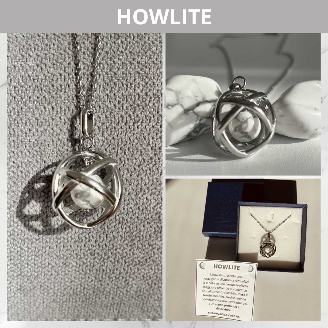 Collana con ciondolo Genesa Con Pietra Naturale