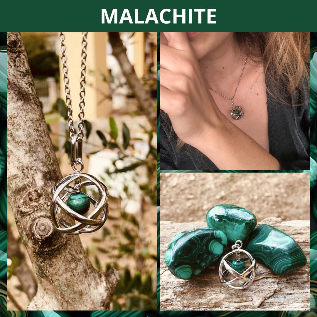 Collana con ciondolo Genesa Con Pietra Naturale