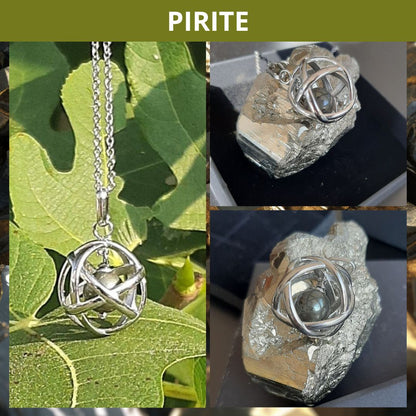Collana con ciondolo Genesa Con Pietra Naturale