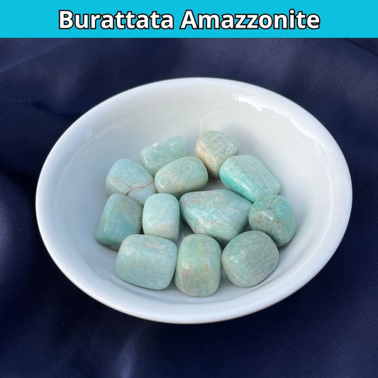 AMAZZONITE - Pietra naturale burattata - Zen Home