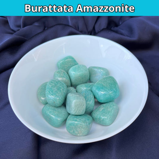 AMAZZONITE - Pietra naturale burattata - Zen Home